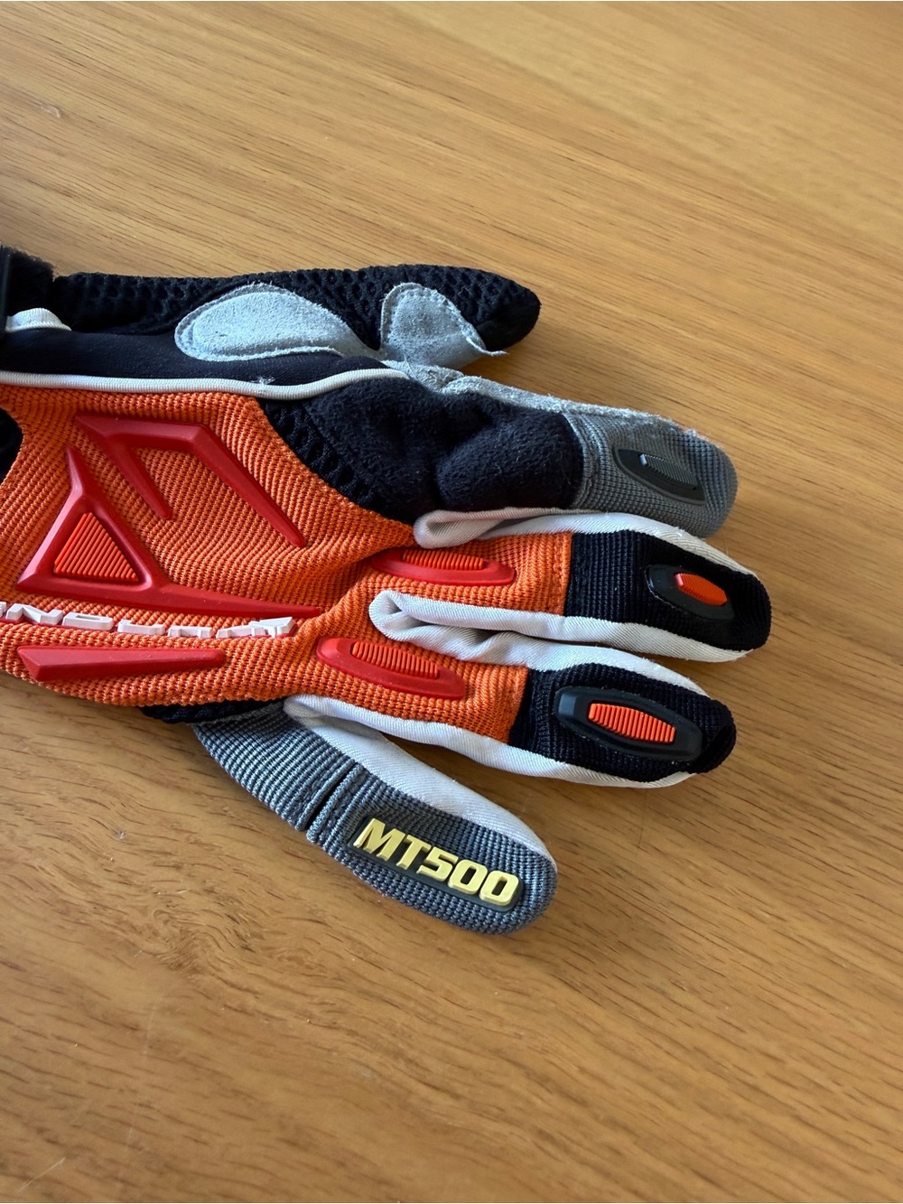Endura Men’s Orange and Black MTB Gloves - L - Picture 3 of 6